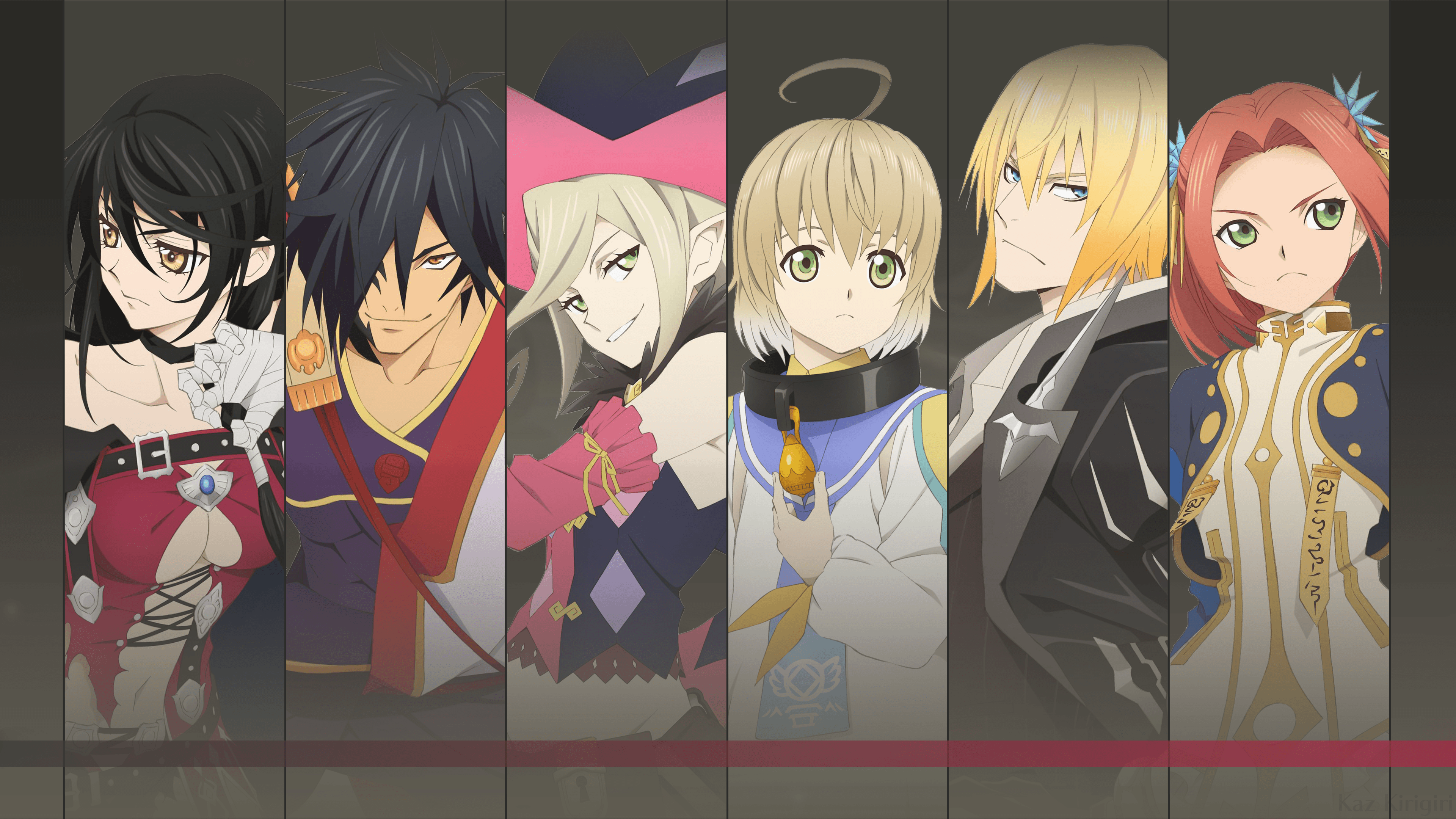 Personaggi Tales of Berseria, 3840x2160 4K Ultra HD, Monitor 4K