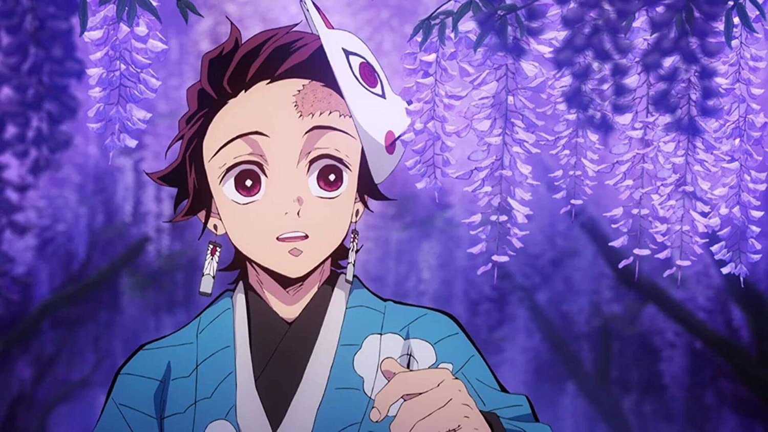 Tanjiro Kamado Demon Slayer, anime, 1500x844 HD, Desktop