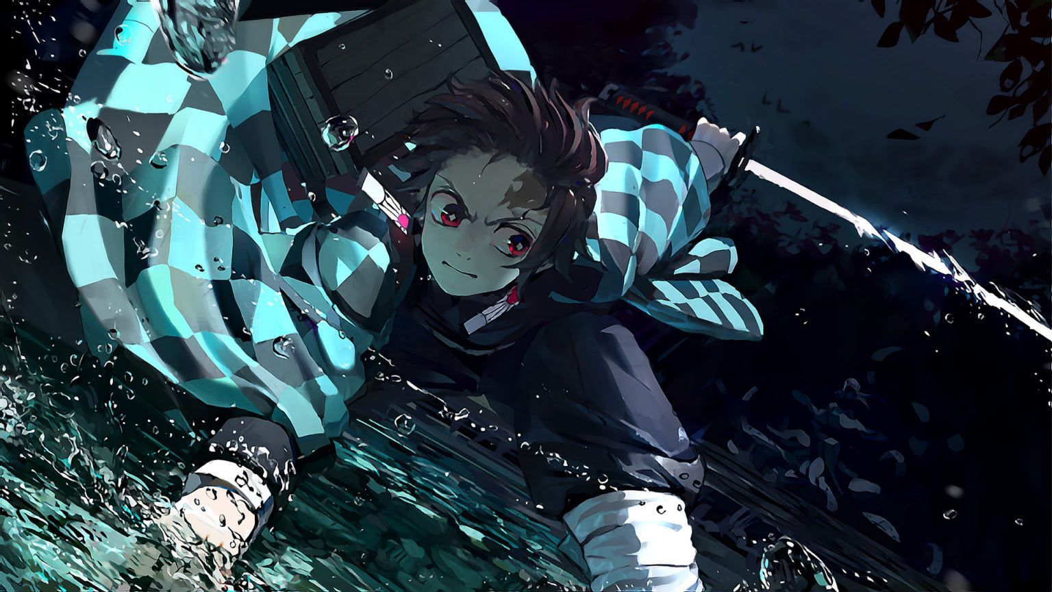 Tanjiro Kamado Demon Slayer, 1536x864 HD, PC Desktop
