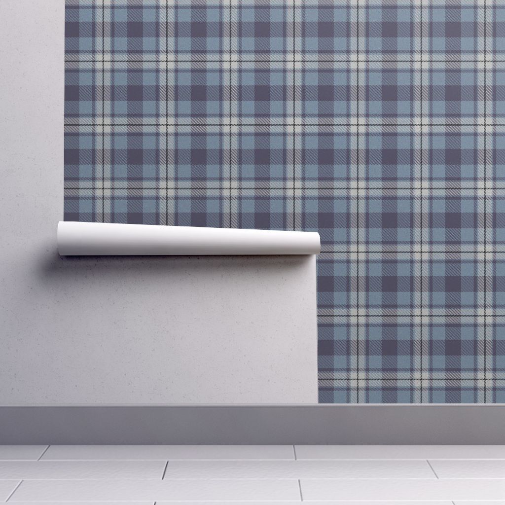 Carta da parati tartan blu grigio, 1024x1024 HD, Desktop