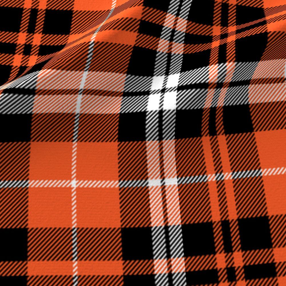 Tessuto tartan arancione e nero, 1000x1000 HD, Desktop