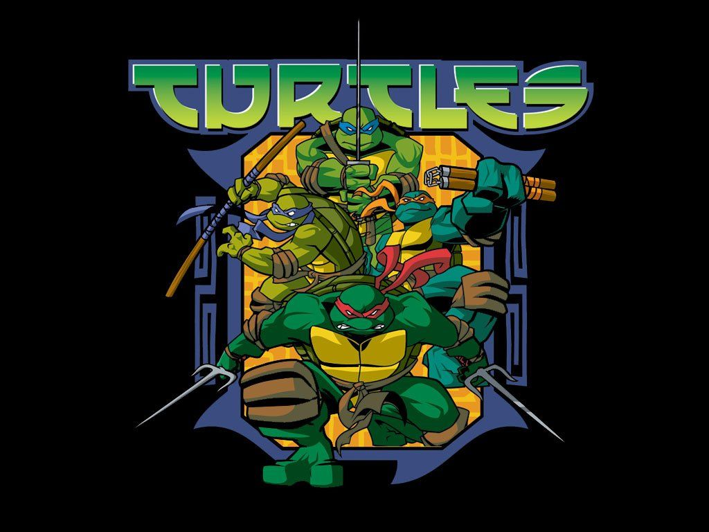 Tartarughe Ninja logo Turtles, 1024x768 HD, PC Desktop