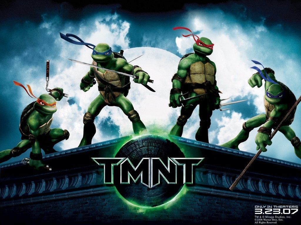 Tartarughe Ninja gruppo poster, 1024x768 HD, iMac