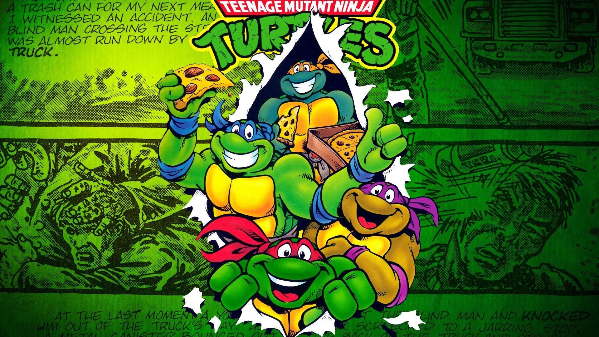 Tartarughe Ninja cartoon verde, 1920x1080 1080p, PC