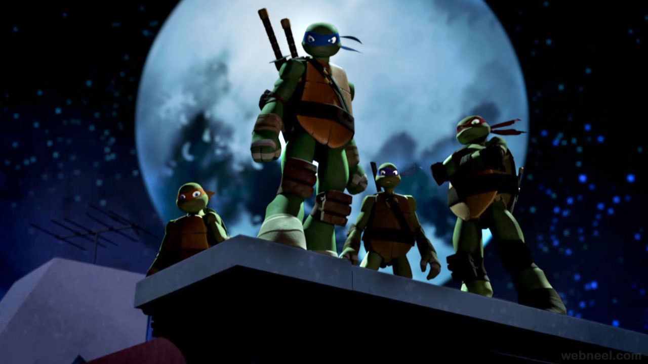 Tartarughe Ninja luna piena, 1280x720 720p, Laptop