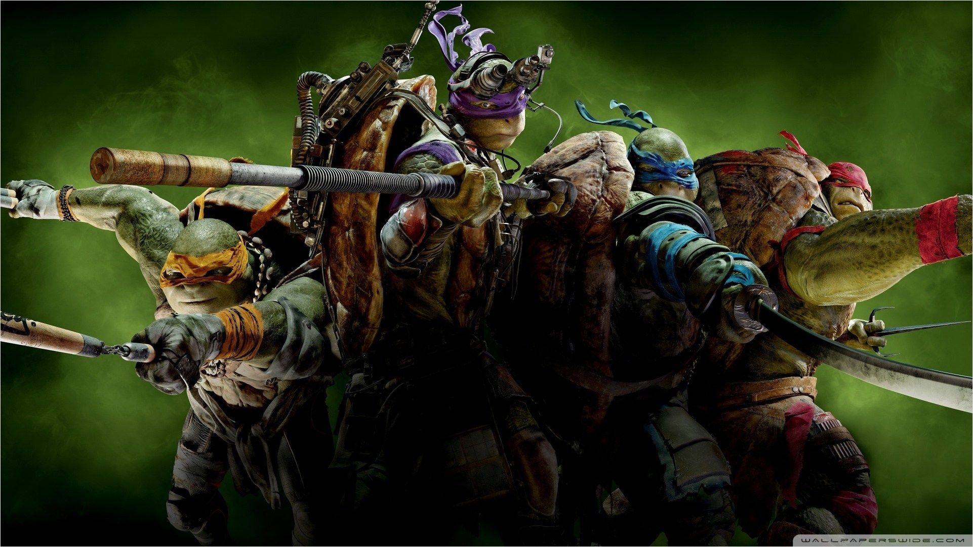 Tartarughe Ninja gruppo armi, 1920x1080 1080p, PC Desktop