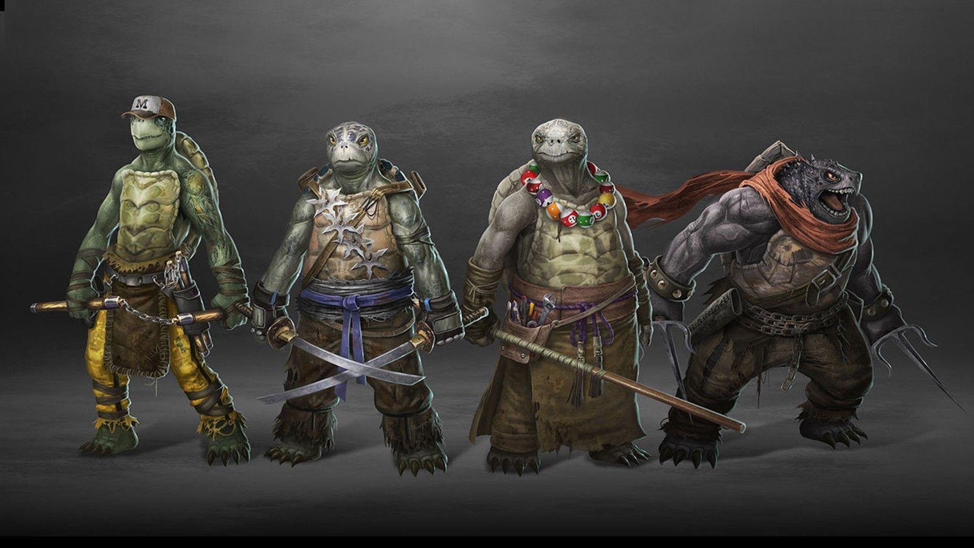 Tartarughe Ninja concept art, 1920x1080 Full HD, Desktop