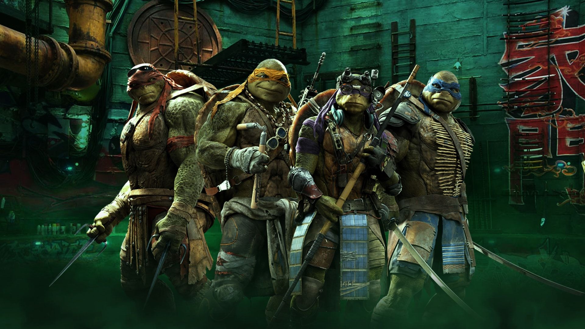 Tartarughe Ninja gruppo, tartarughe mutanti, 1920x1080 Full HD 1080p, PC