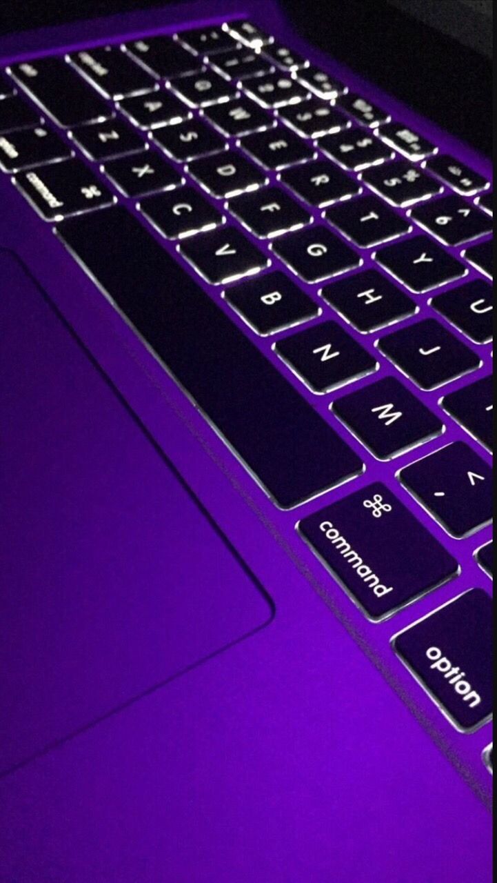 Tastiera laptop viola retroilluminata, 721x1280 Verticale, Mobile