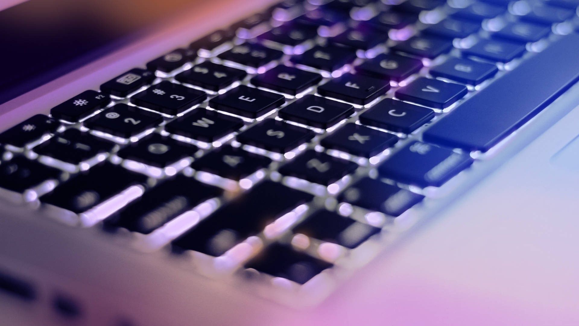 Tastiera laptop viola aesthetic, 1920x1080 1080p, Laptop