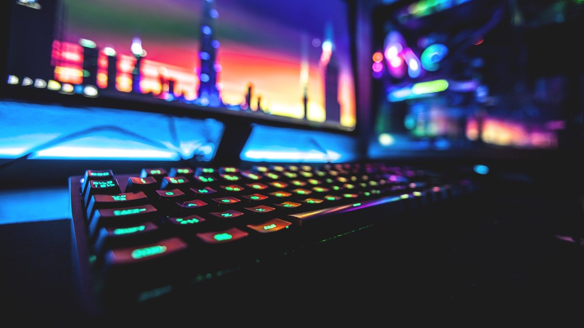 Tastiera gaming RGB retroilluminata, 1920x1080 1080p, Desktop