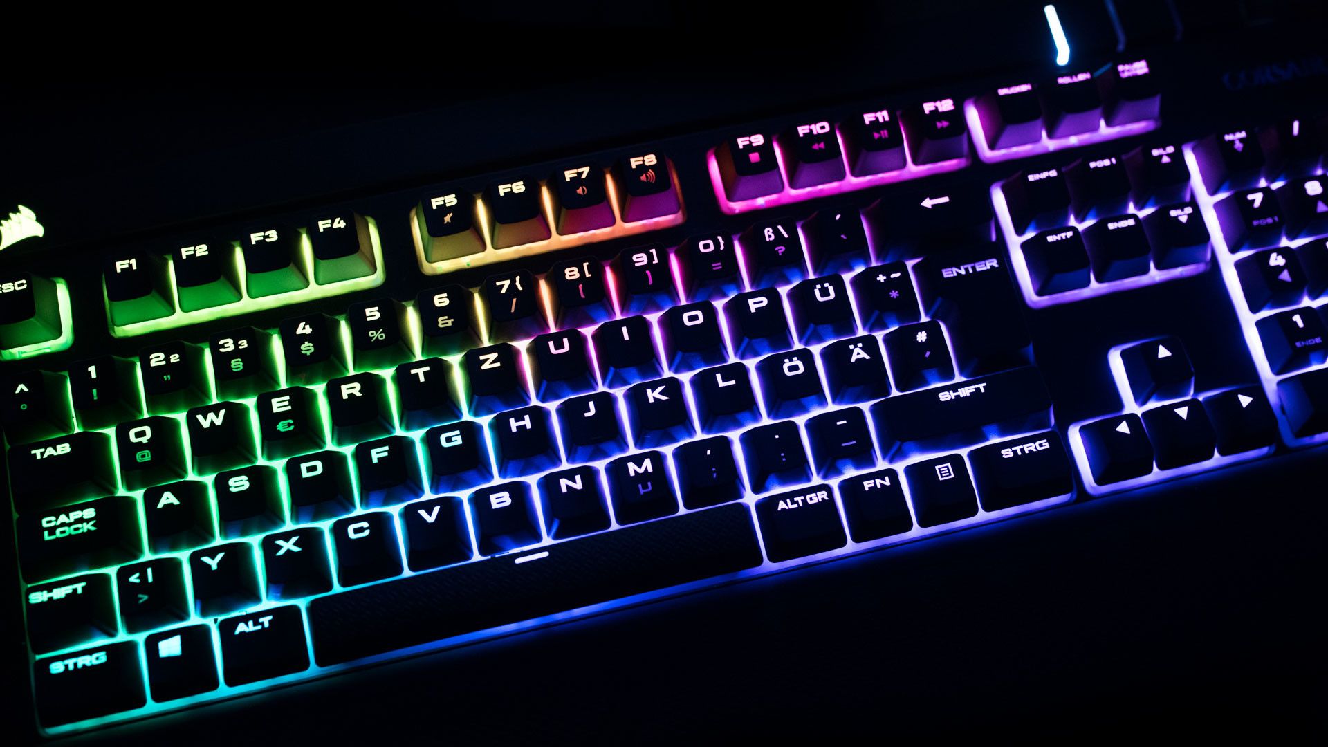 Tastiera gaming RGB retroilluminata, 1920x1080 Full HD 1080p, Desktop