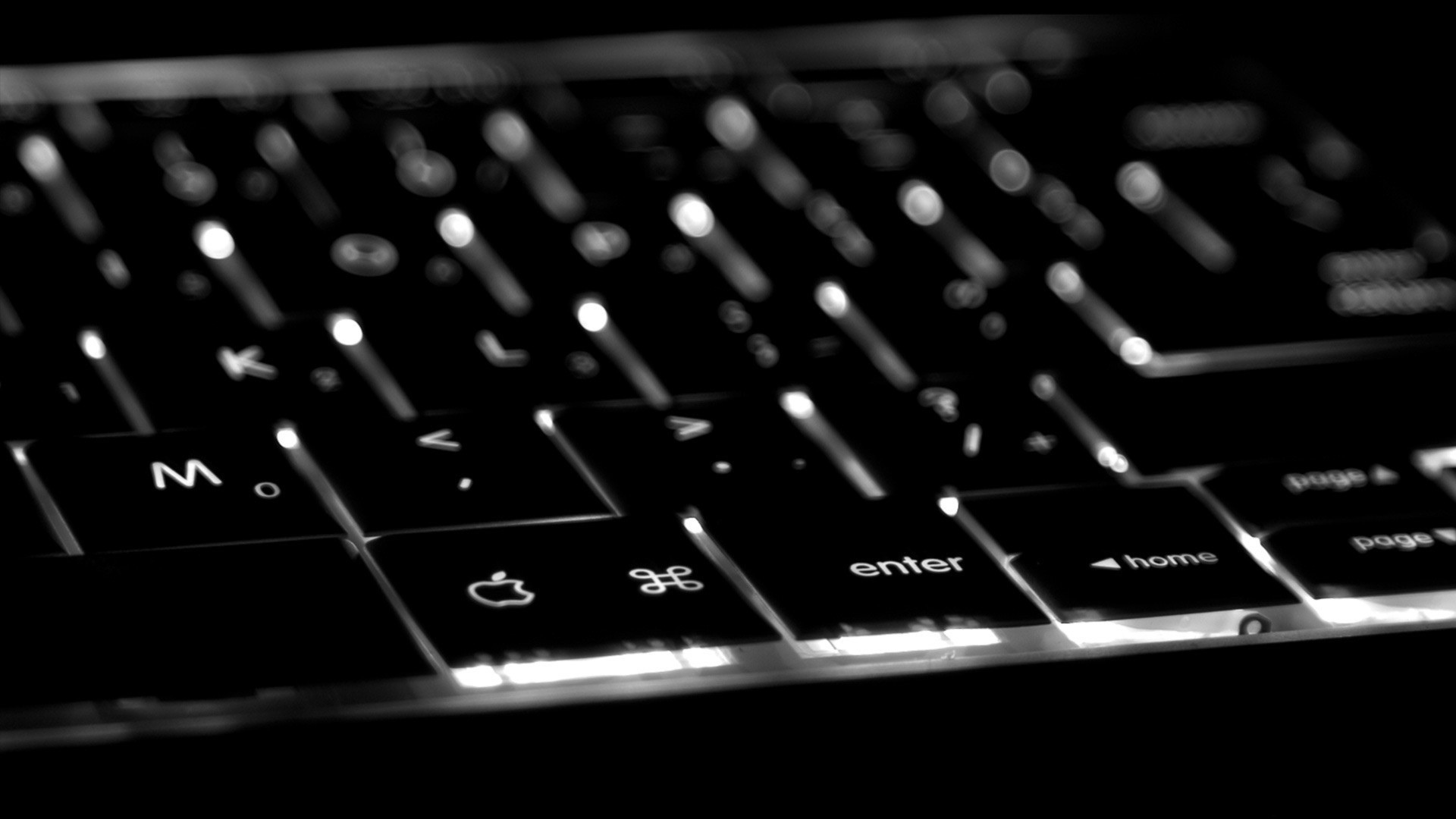 Tastiera MacBook retroilluminata scuro, 1920x1080 1080p, PC