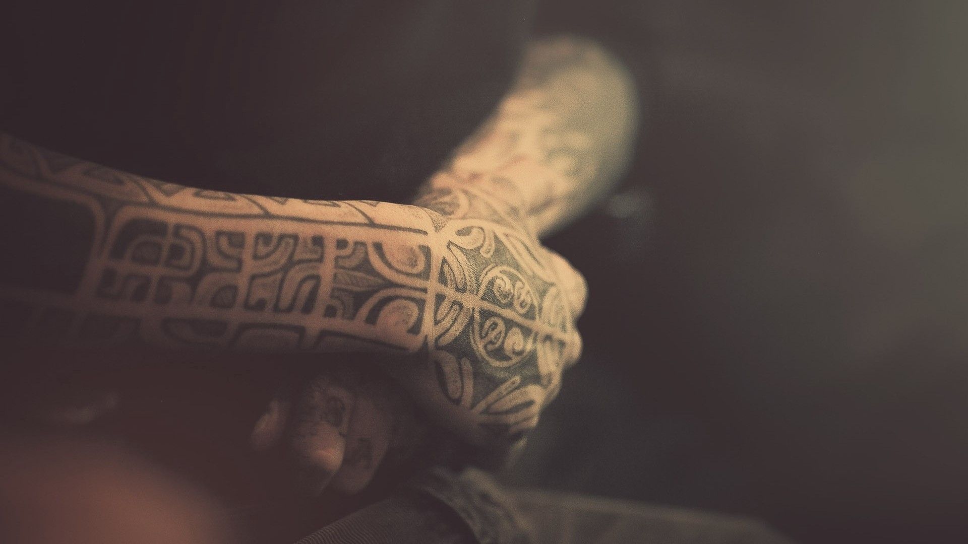 Teschi tatuaggio testo vintage, 1920x1080 1080p, HP Laptop