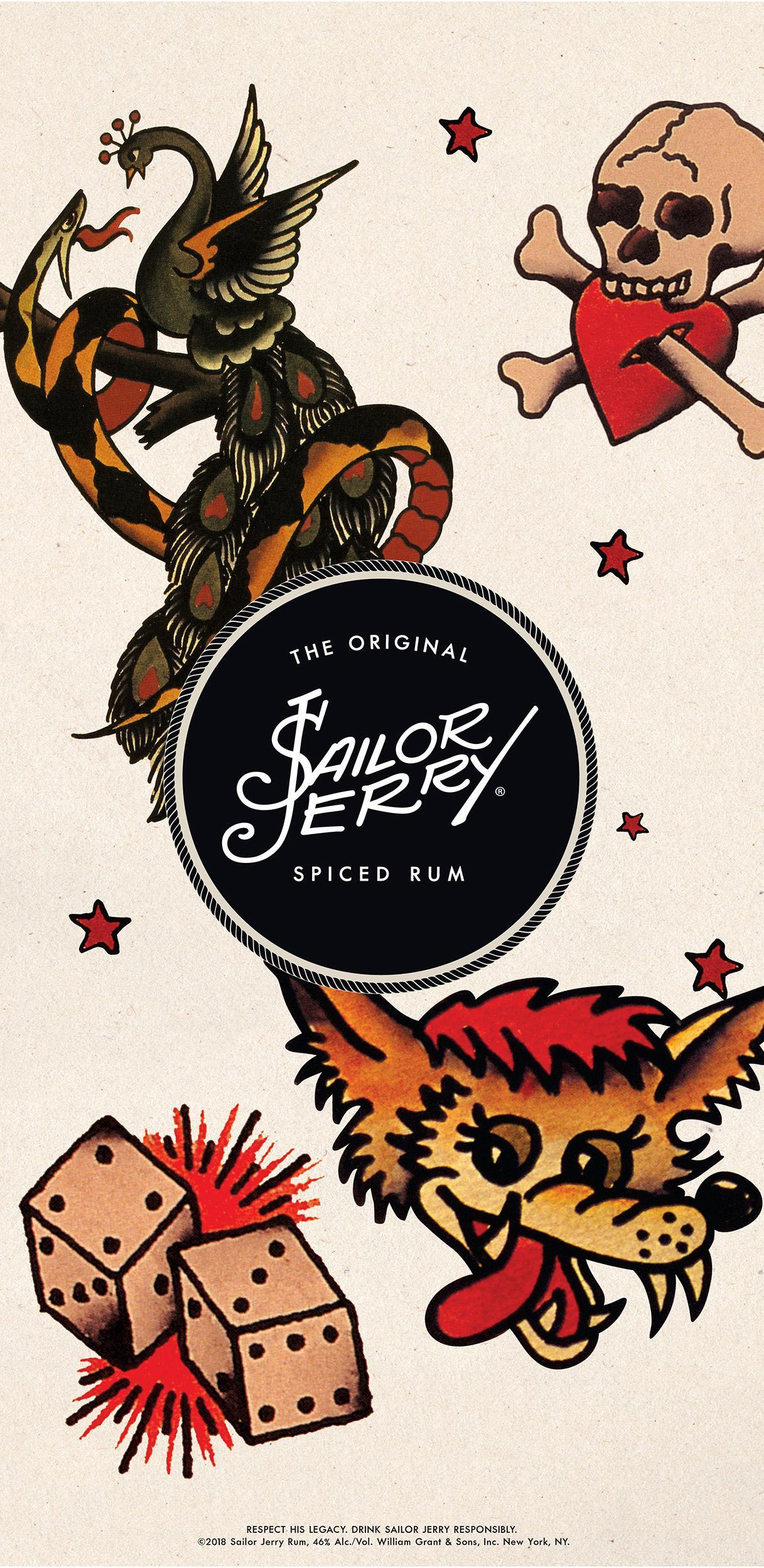 Tatuaggi Sailor Jerry vintage, 1217x2500 Full HD Verticale, Smartphone