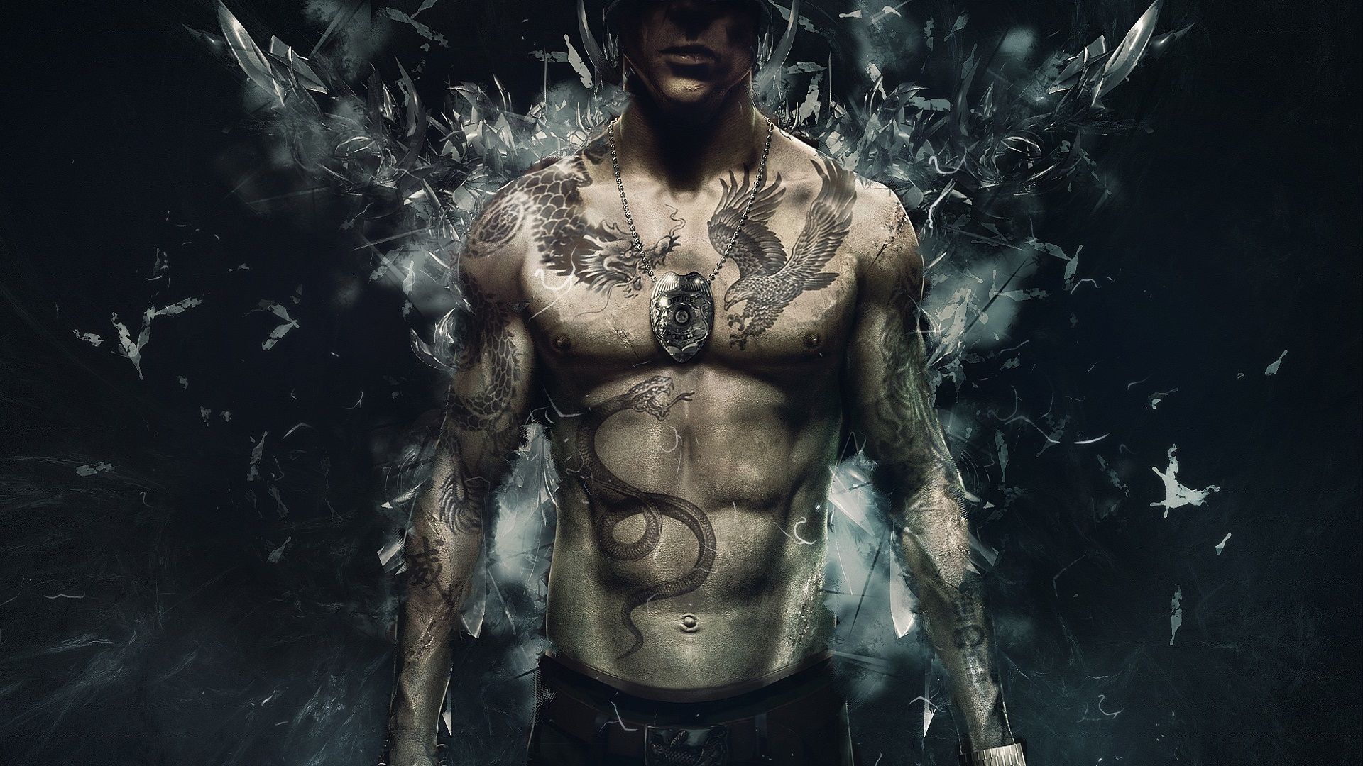 Uomo tatuato con ali, 1920x1080 Full HD 1080p, Acer Nitro