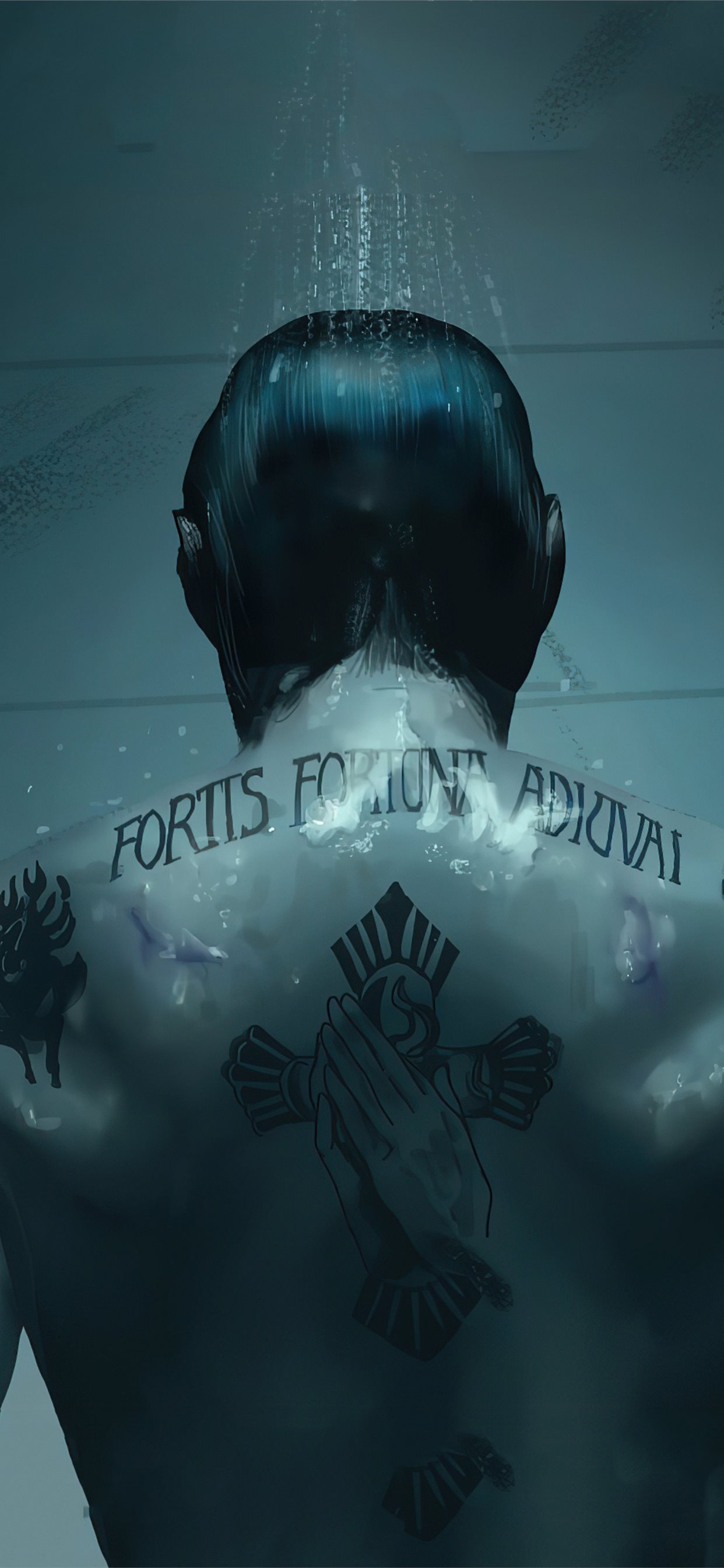 John Wick tatuaggio schiena, 1242x2688 Full HD Verticale, iPhone Pro Max