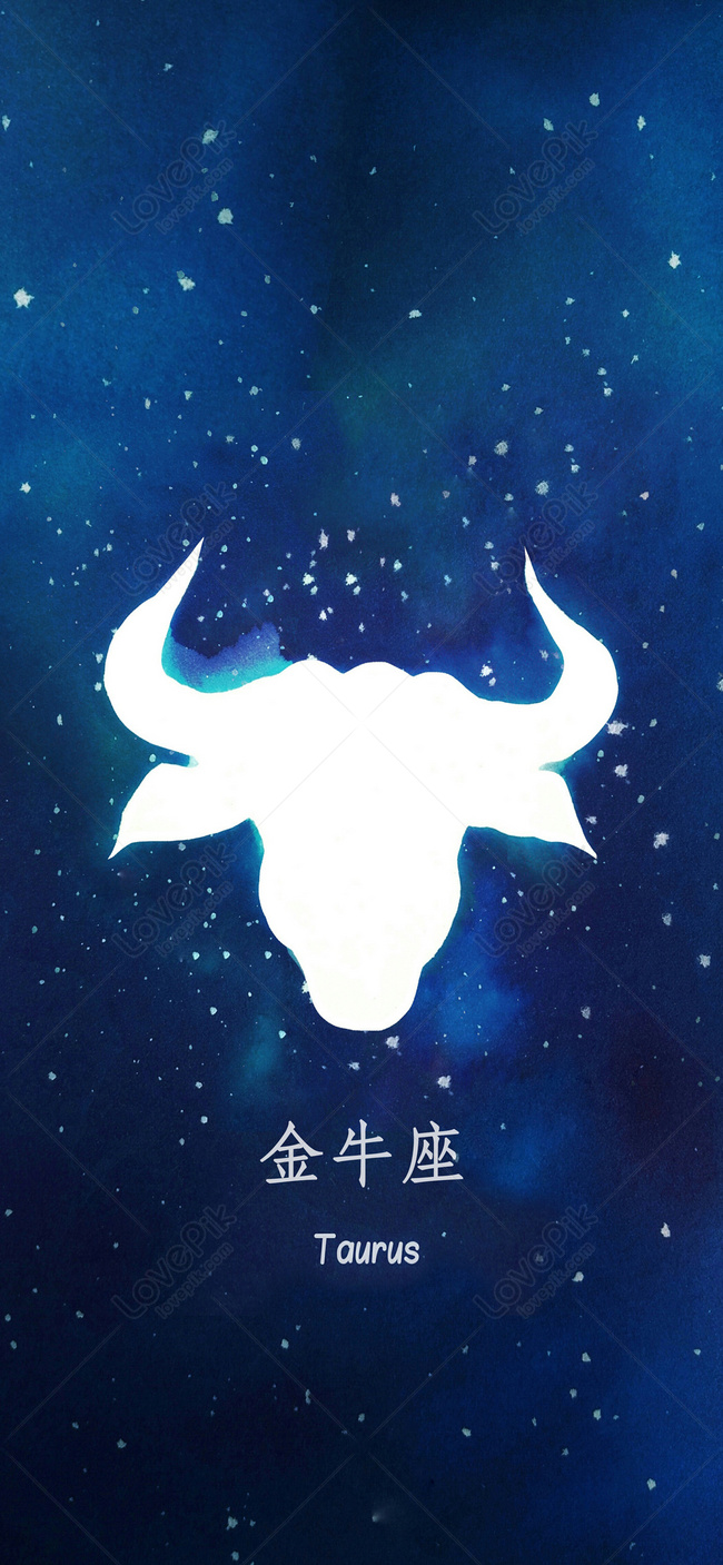 Simbolo Toro zodiacale, strada notturna, 630x1280 Full HD Verticale, iPhone