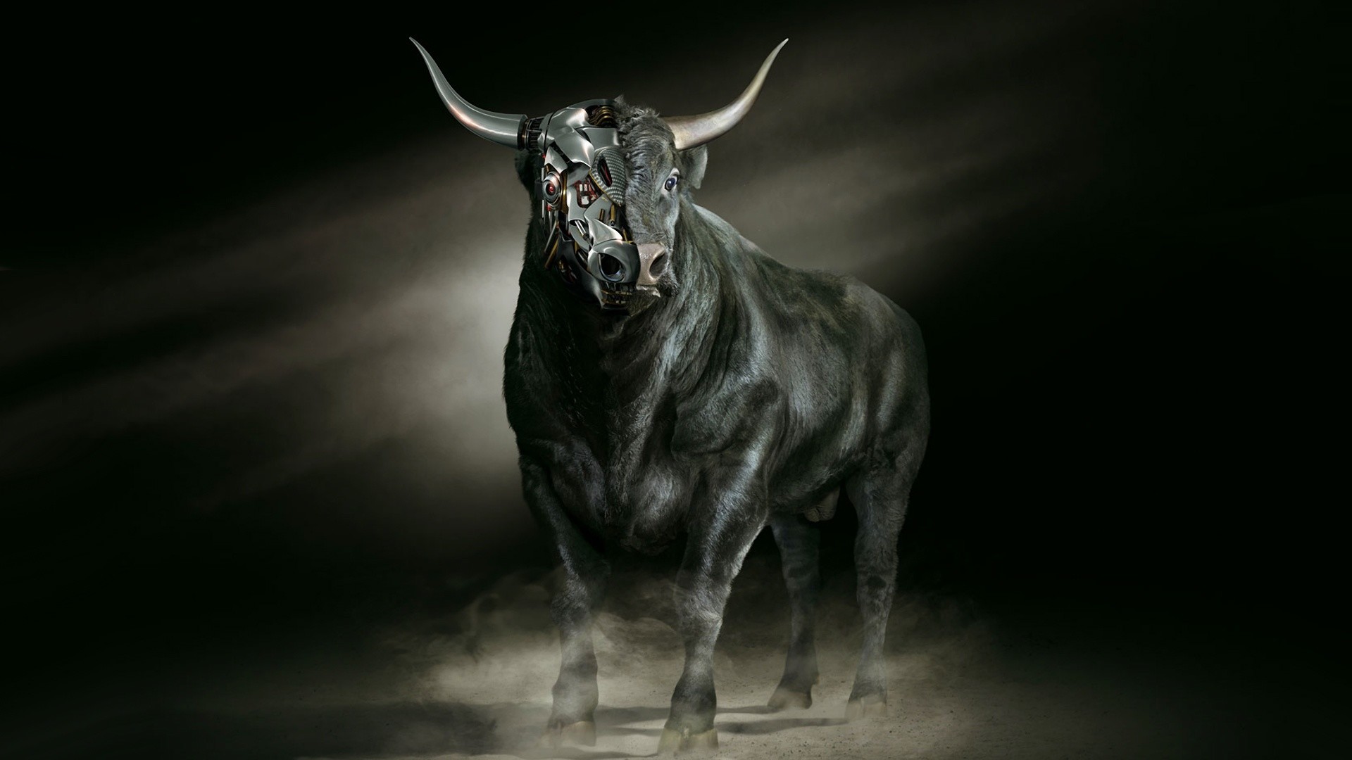 Segno zodiacale Toro dorato, 1332x850 720p, PC