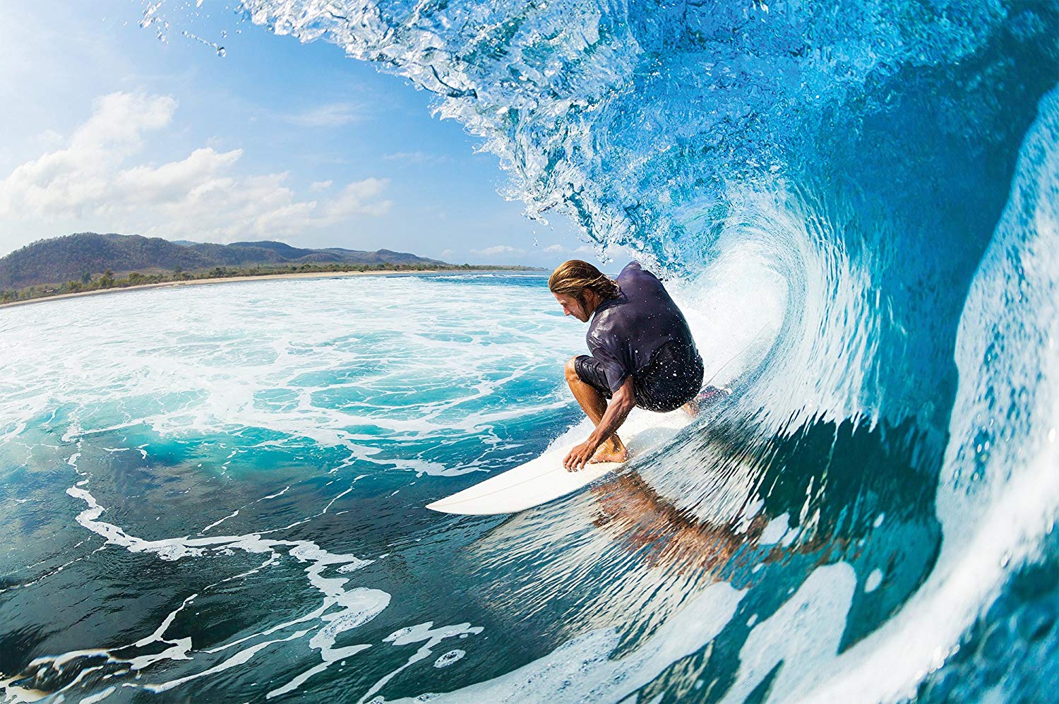 Surfista dentro onda tubo, 1500x997 HD, Desktop