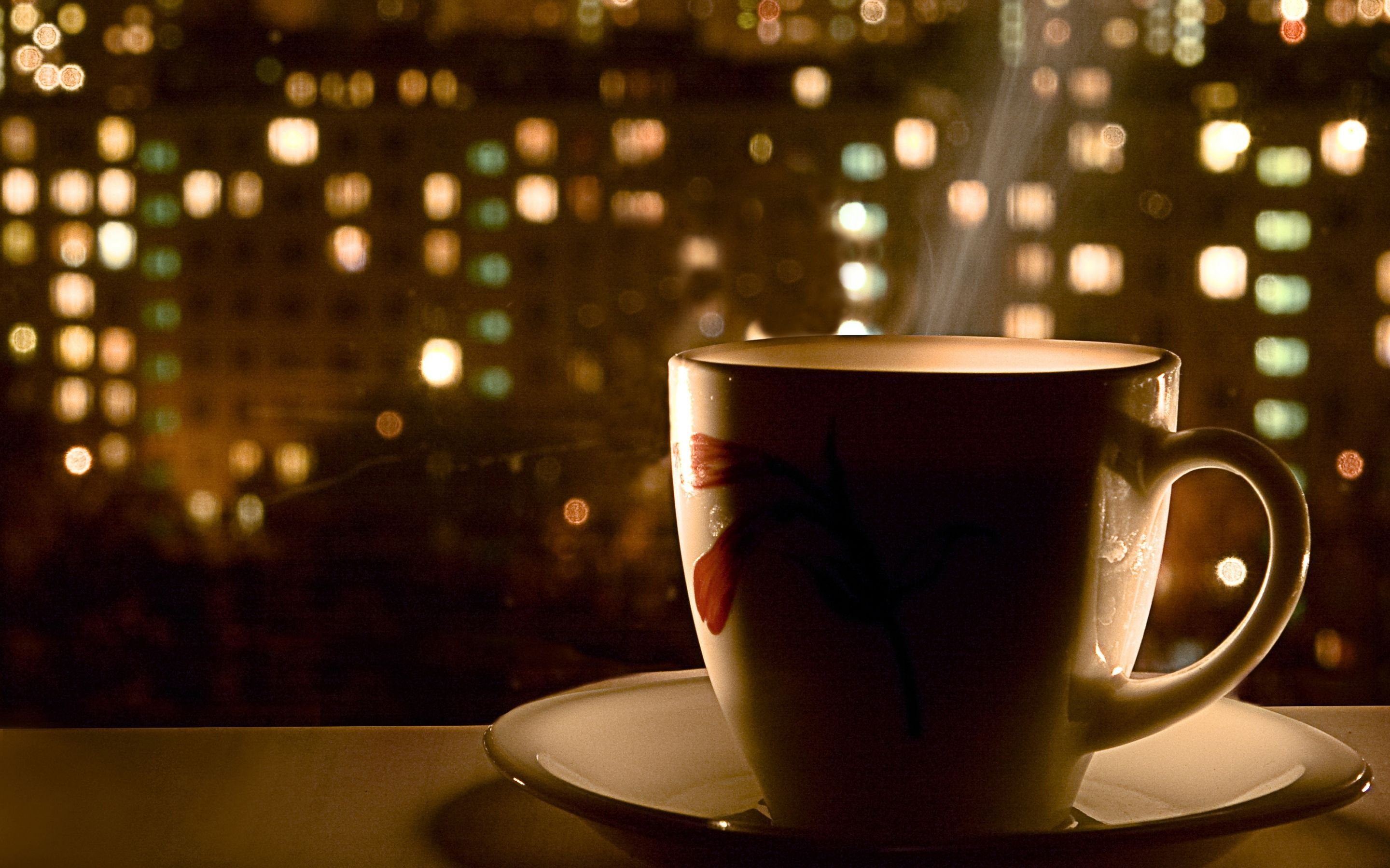 Tazza di caffè caldo notturna, 2880x1800 WQXGA, PC