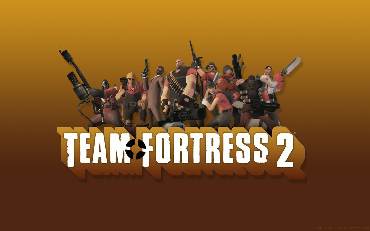Team Fortress 2 personaggi logo, 1440x900 720p, PC