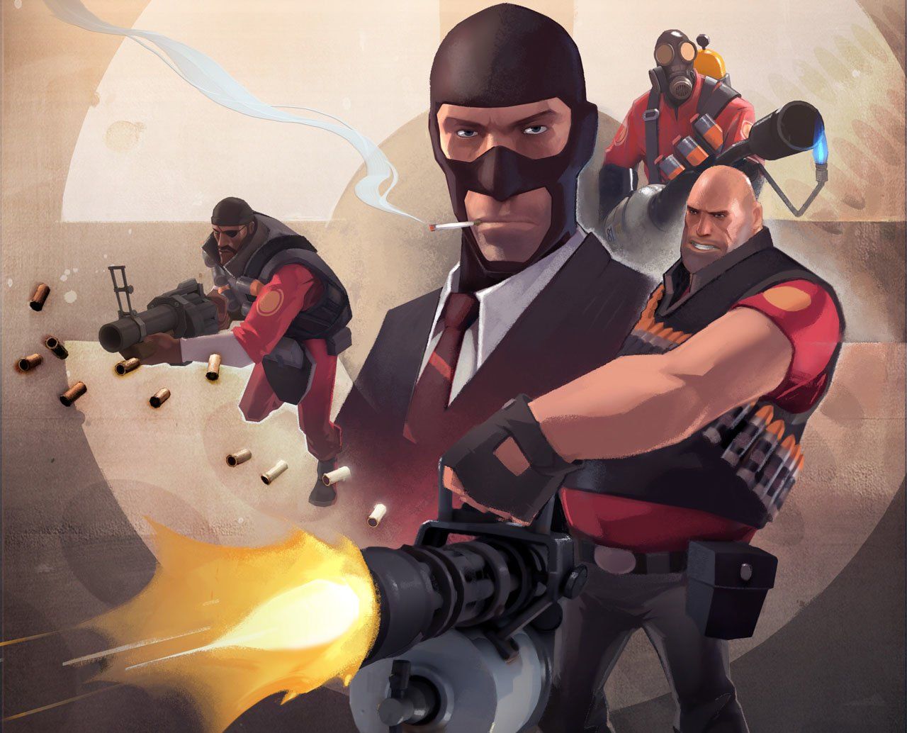 Personaggi Team Fortress 2, 1280x1034 720p, Monitor Gaming