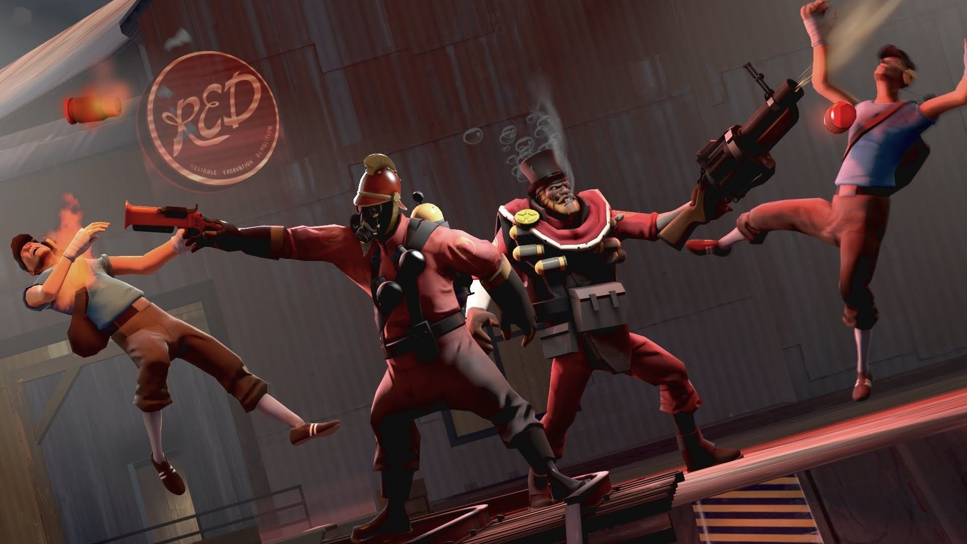 Personaggi Team Fortress 2 RED, Valve, 1920x1080 Full HD, PC