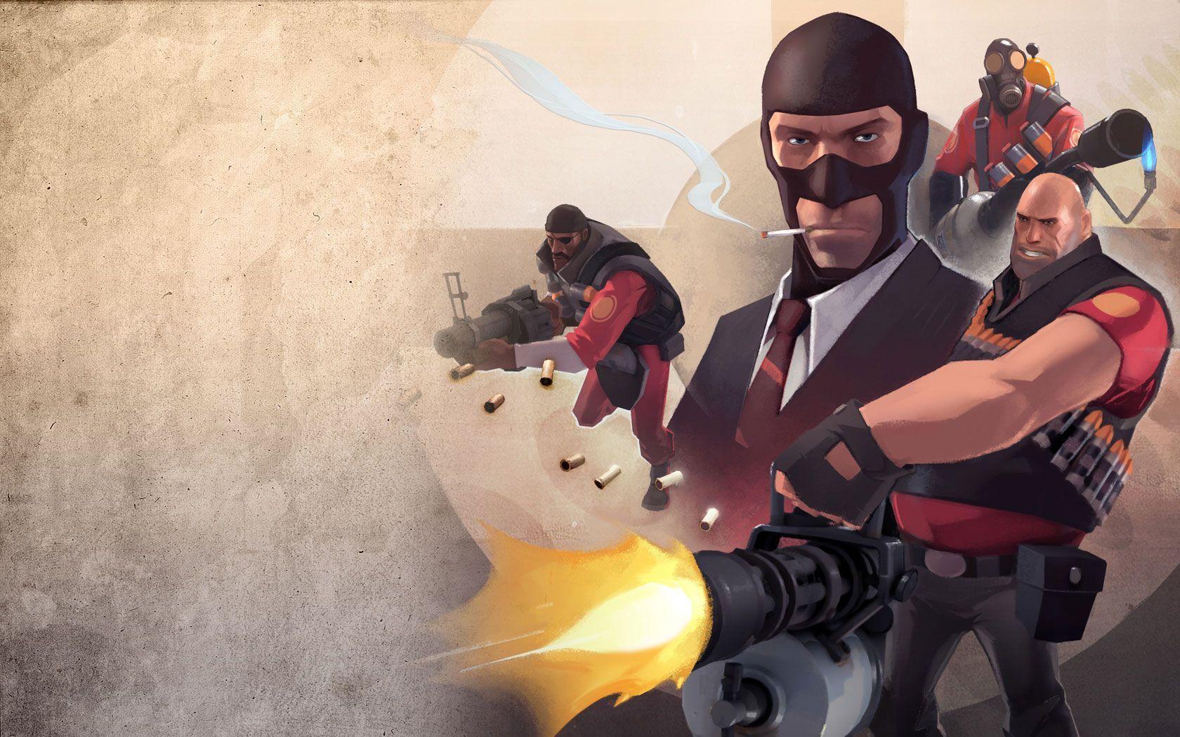 Team Fortress 2 personaggi armati, 1680x1050 900p, PC