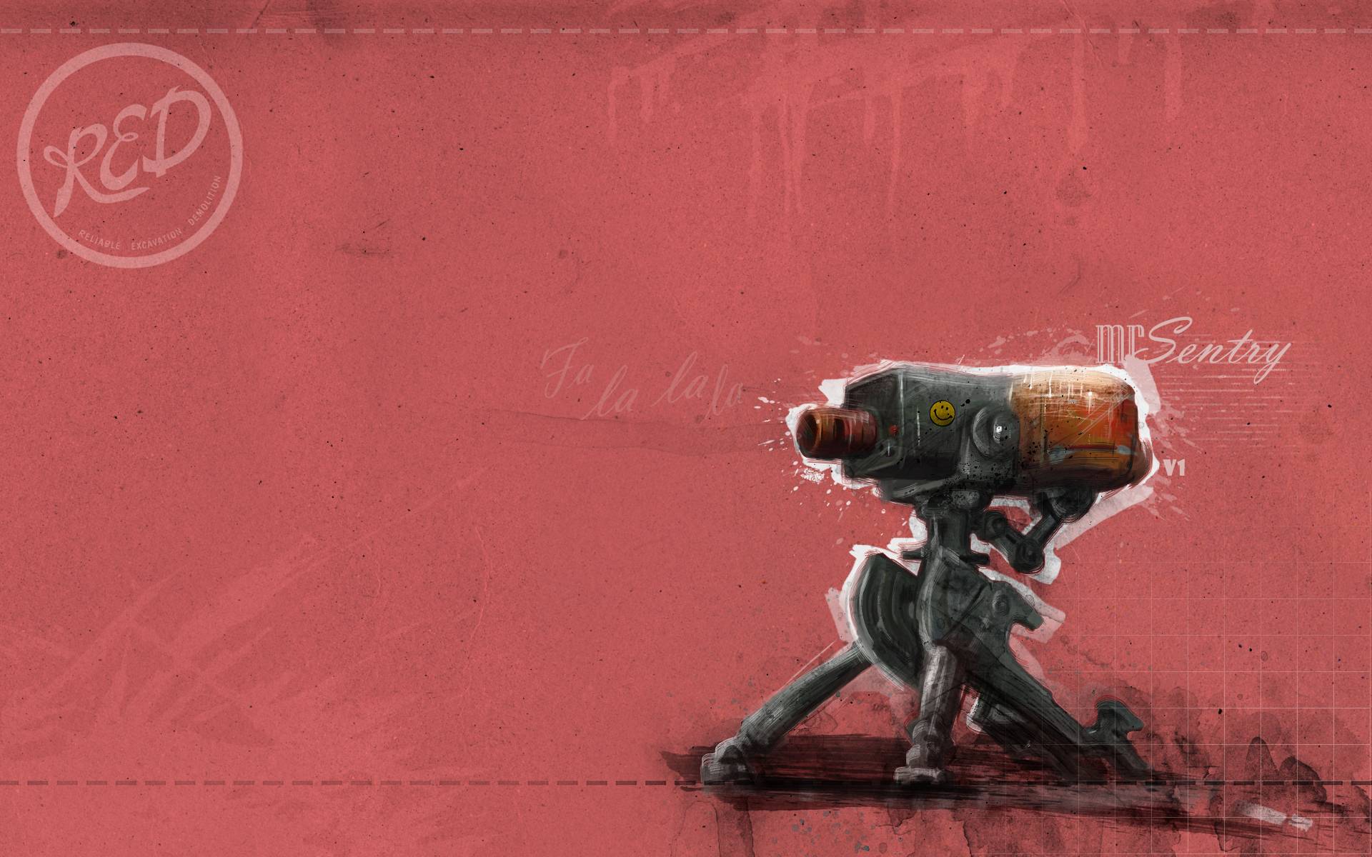 Sentry Team Fortress 2, 1920x1200 WUXGA, Desktop