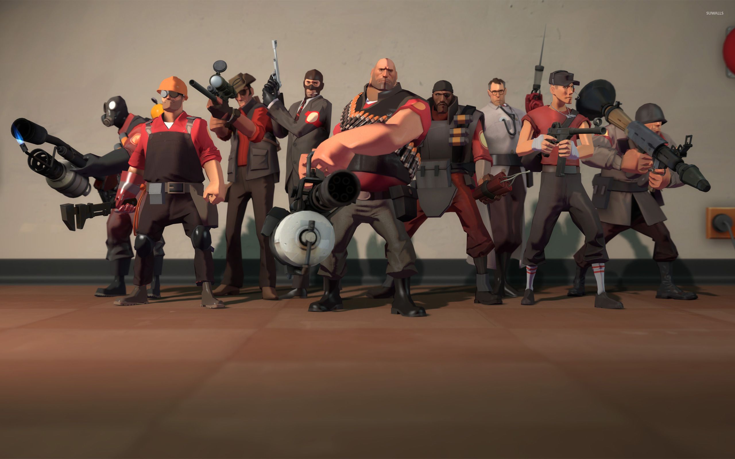 Team Fortress 2 personaggi gruppo, 2560x1600 2K+, Desktop