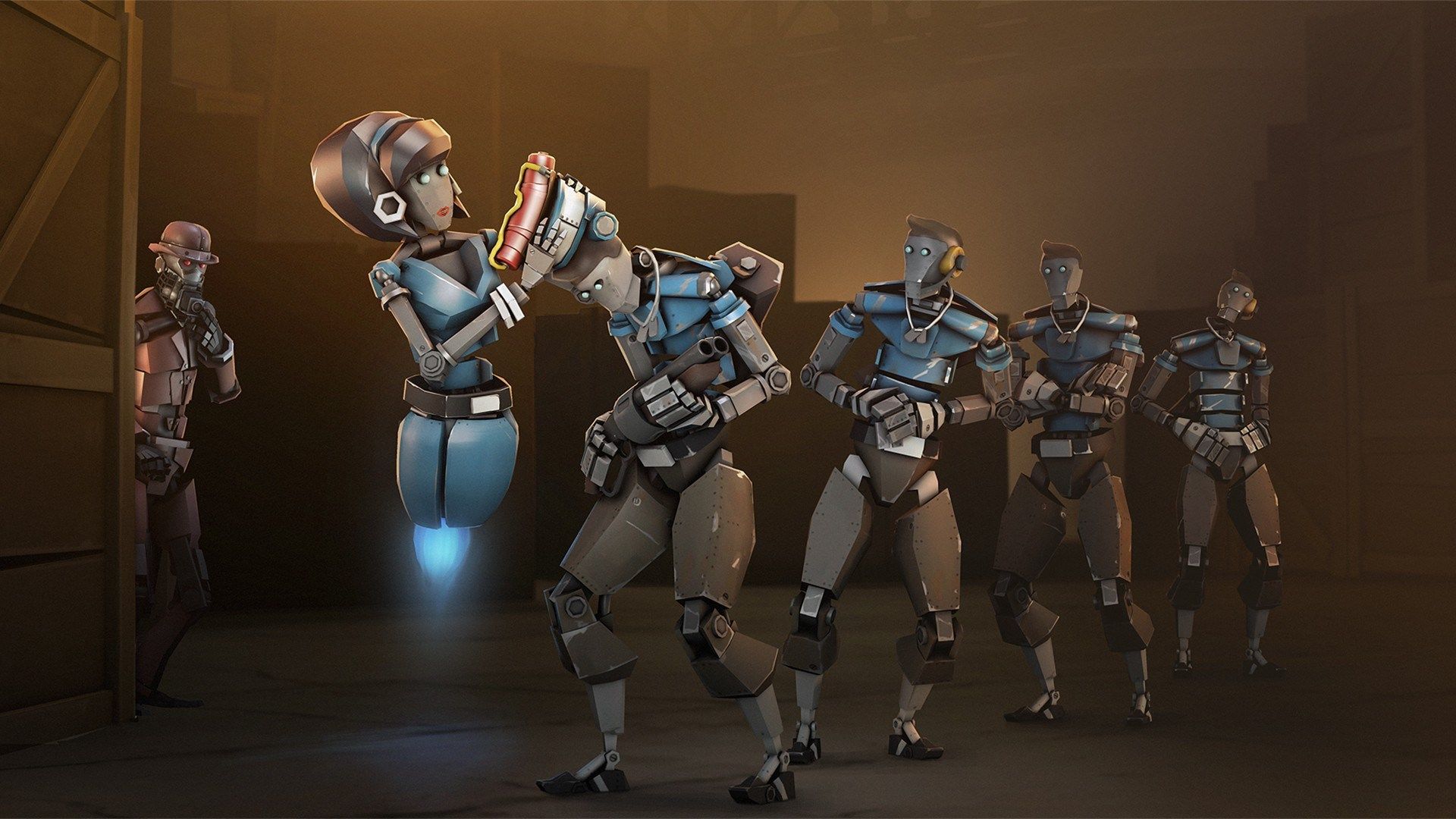 Robot Team Fortress 2, 1920x1080 Full HD, PC Desktop