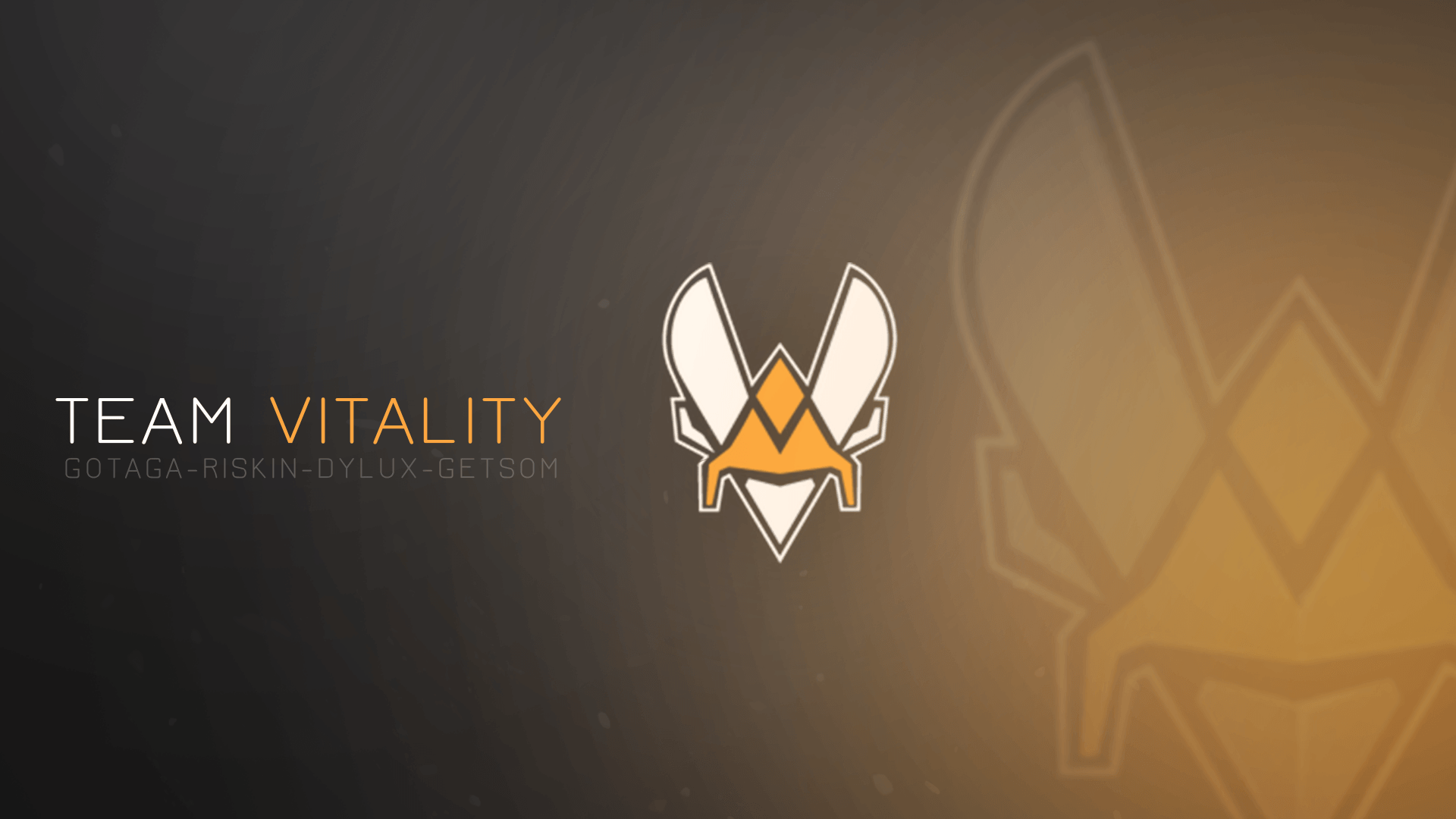 Logo Team Vitality nero giallo, 1080x1920 Full HD Verticale, iPhone
