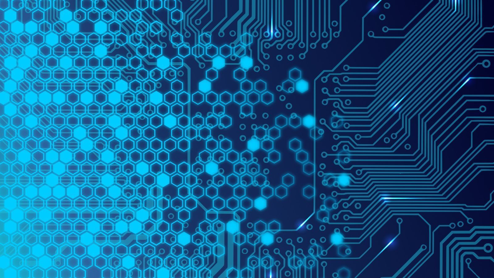 Tecnologia Blu, 1600x900 HD, Desktop