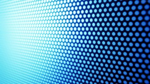 Griglia puntini blu tecnologica, 1920x1080 Full HD 1080p, Desktop