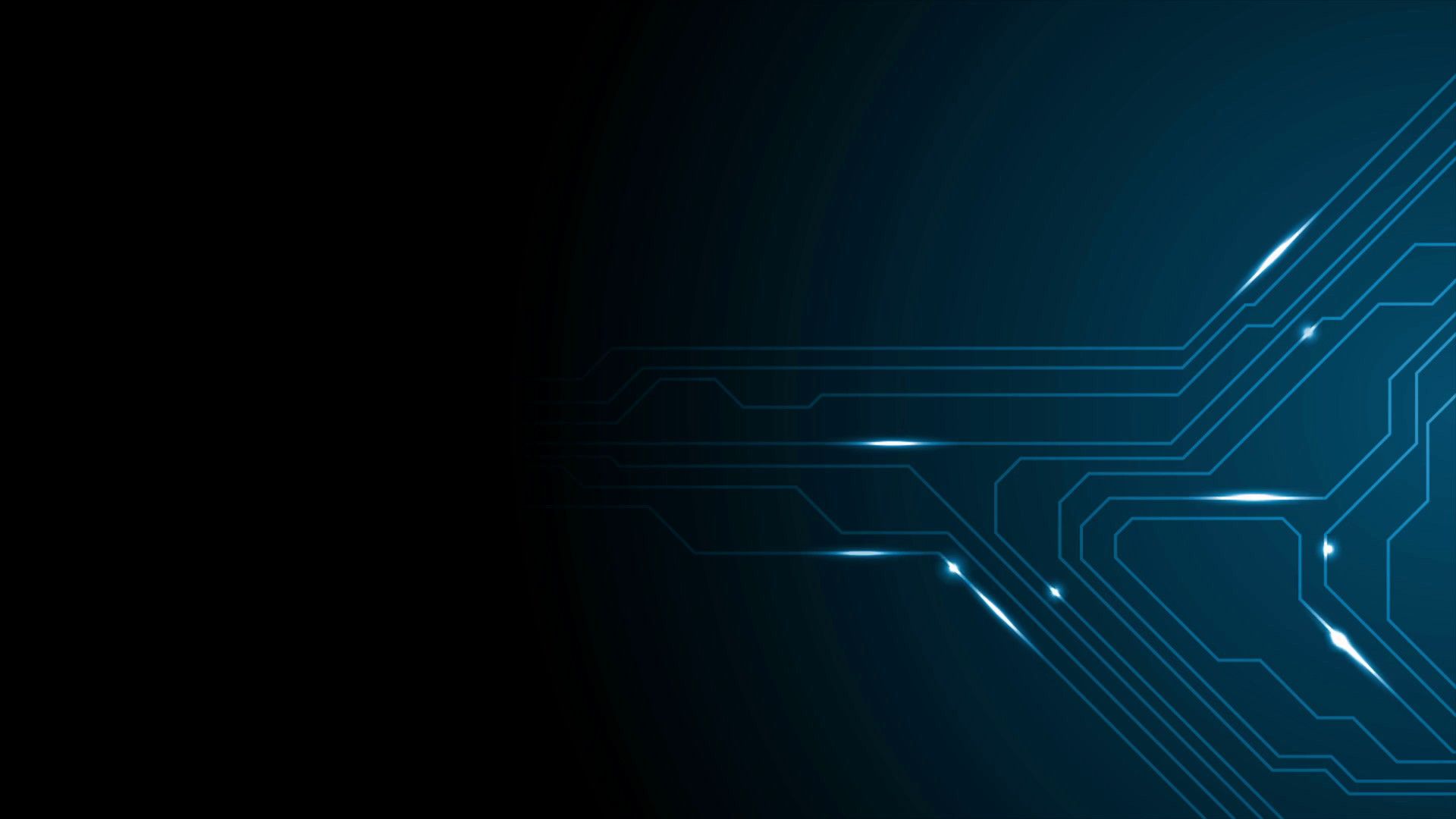 Circuito digitale blu astratto, 1920x1080 1080p, PC Desktop