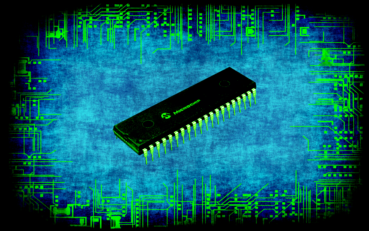 Chip Microchip su circuito, 1440x900 720p, MacBook Air