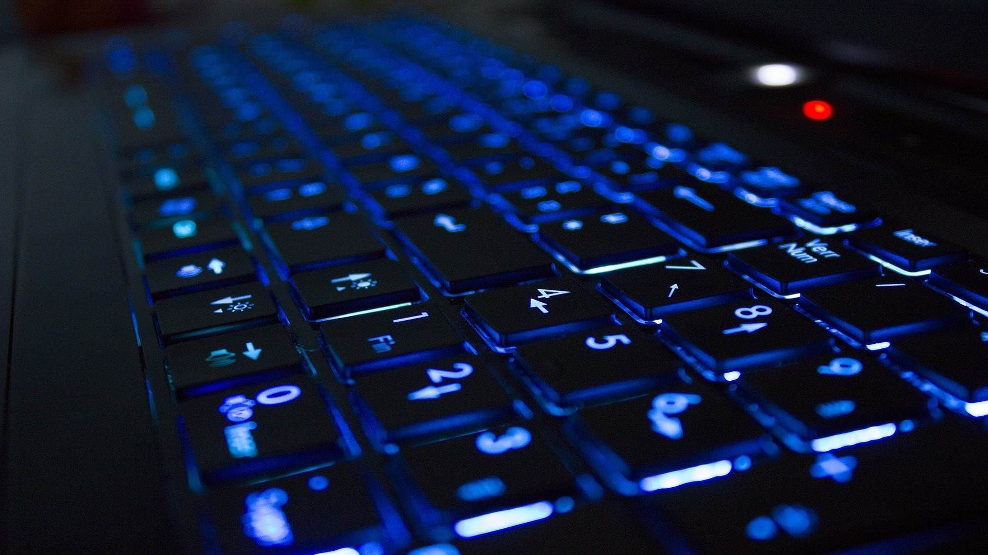 tastiera retroilluminata blu, 1920x1080 1080p, Laptop