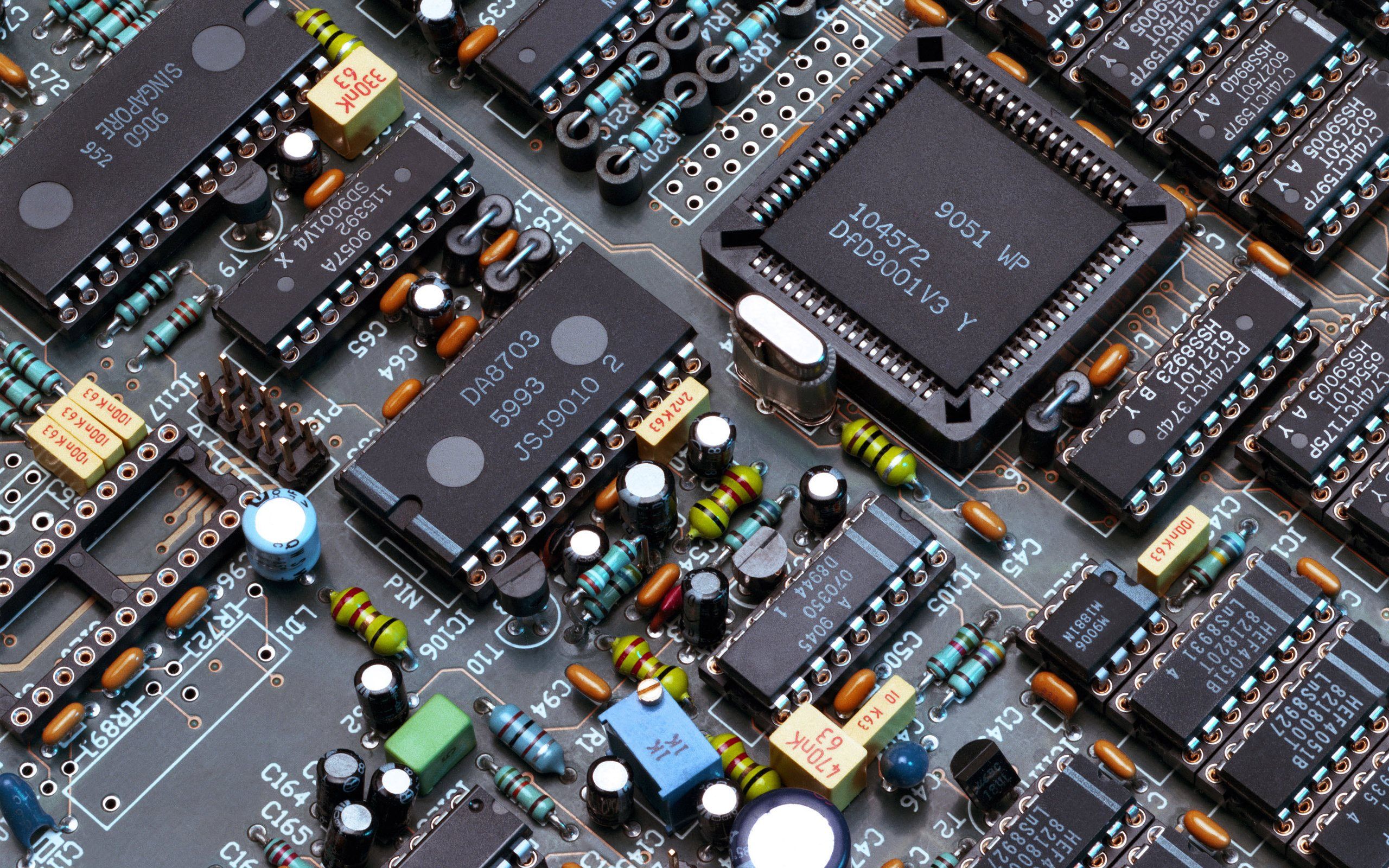 Circuiti elettronici e microchip, 2560x1600 2K+, Desktop
