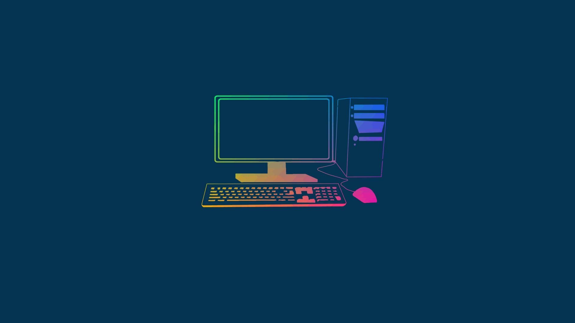 Computer desktop stile minimalista, 1920x1080 1080p, Desktop