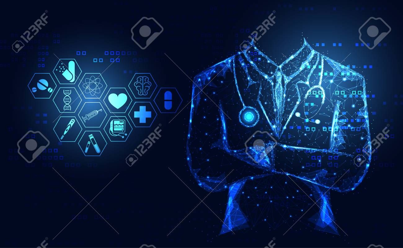 Medico digitale icone mediche, 1300x801 720p, Laptop