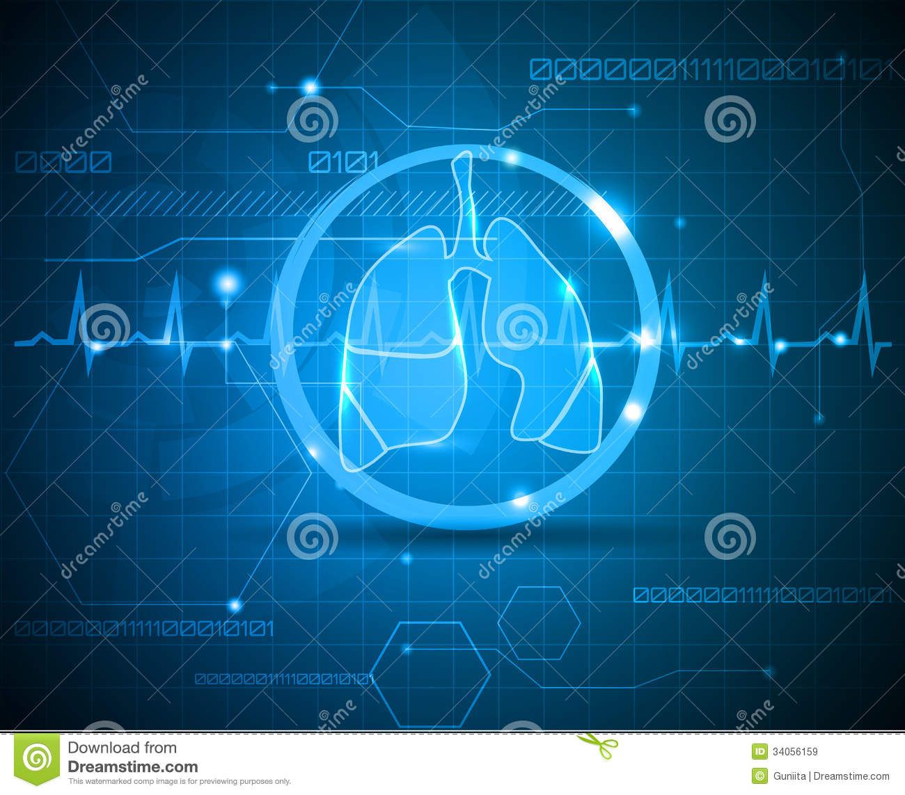 Polmoni digitali tecnologia blu, 1300x1143 720p, PC