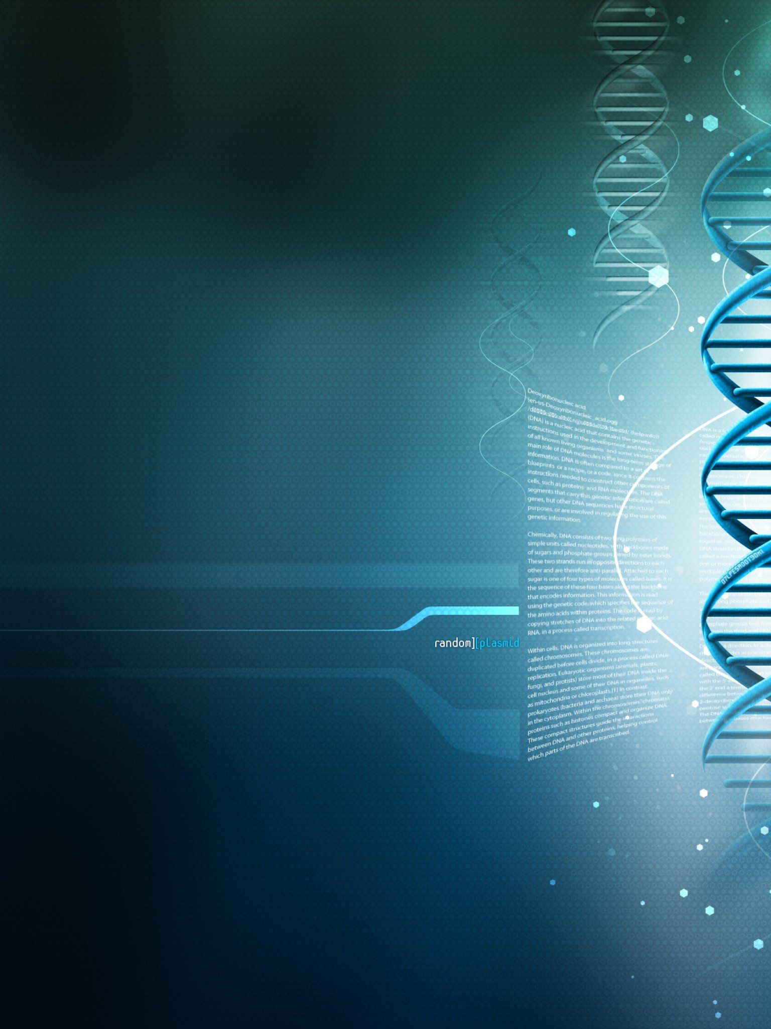 Elica DNA blu astratta, 2720x1360 QHD, PC