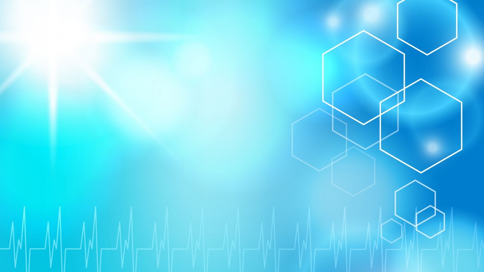 Esagoni blu tecnologia medica, 1920x1080 1080p, Laptop