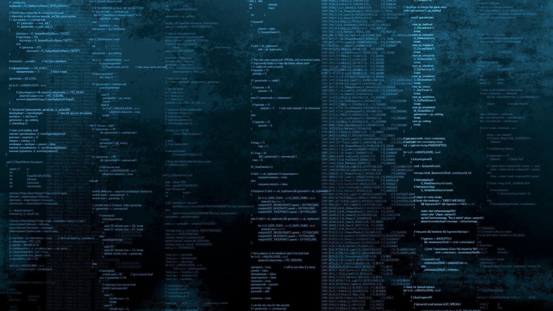 Codice sorgente schermo blu, 1920x1080 Full HD 1080p, Laptop