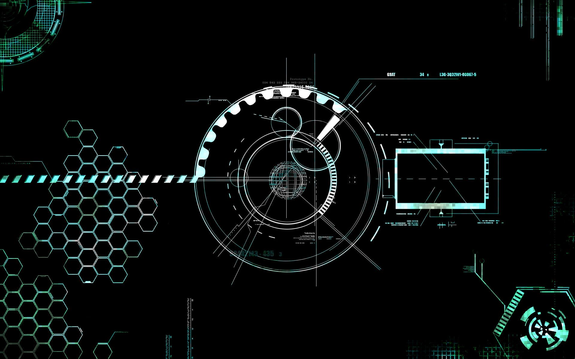 interfaccia digitale futuristica turchese, 1920x1200 Full HD+, PC Desktop