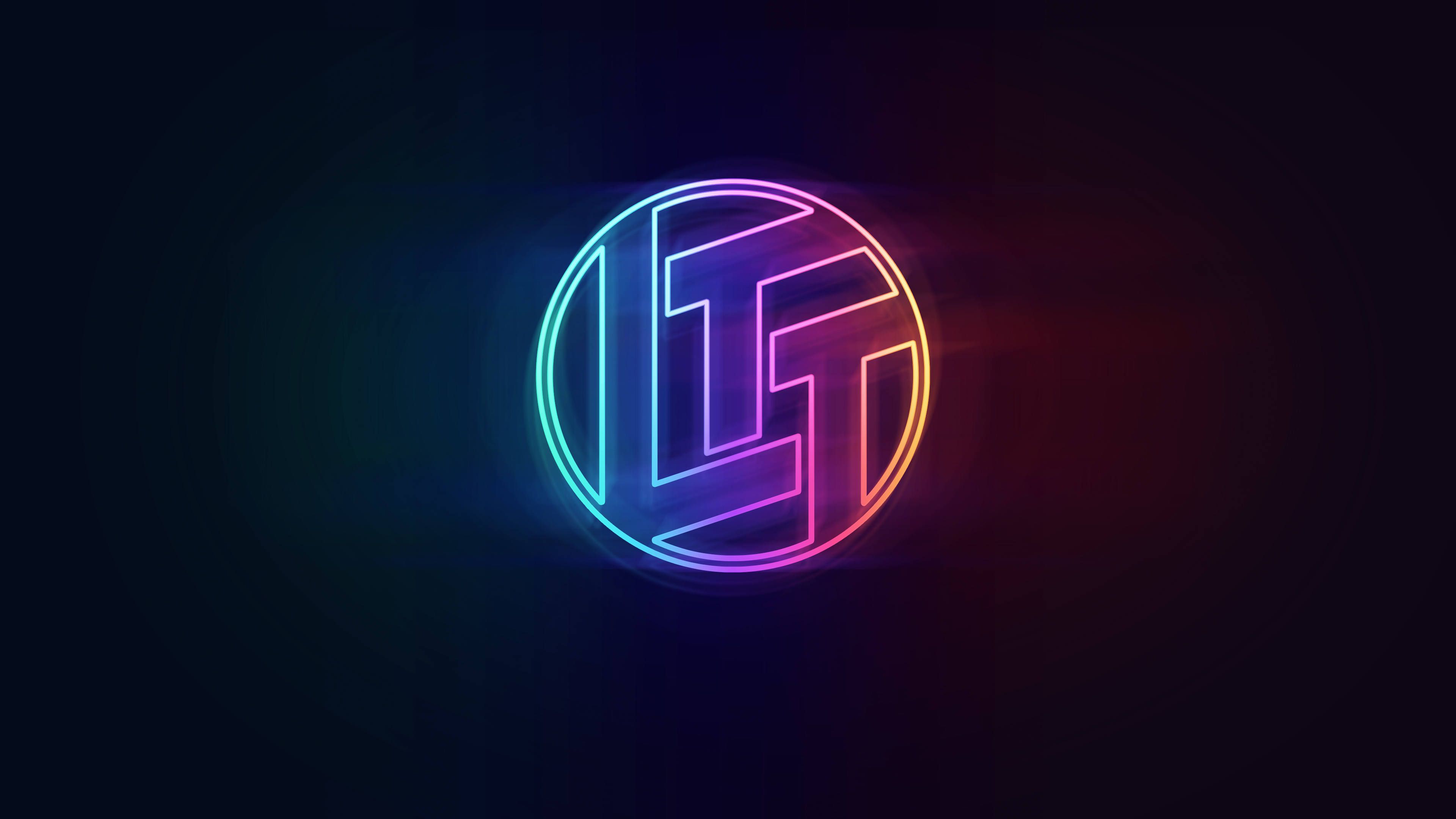 Logo Linus Tech Tips neon, 3840x2160 4K, Desktop 4K
