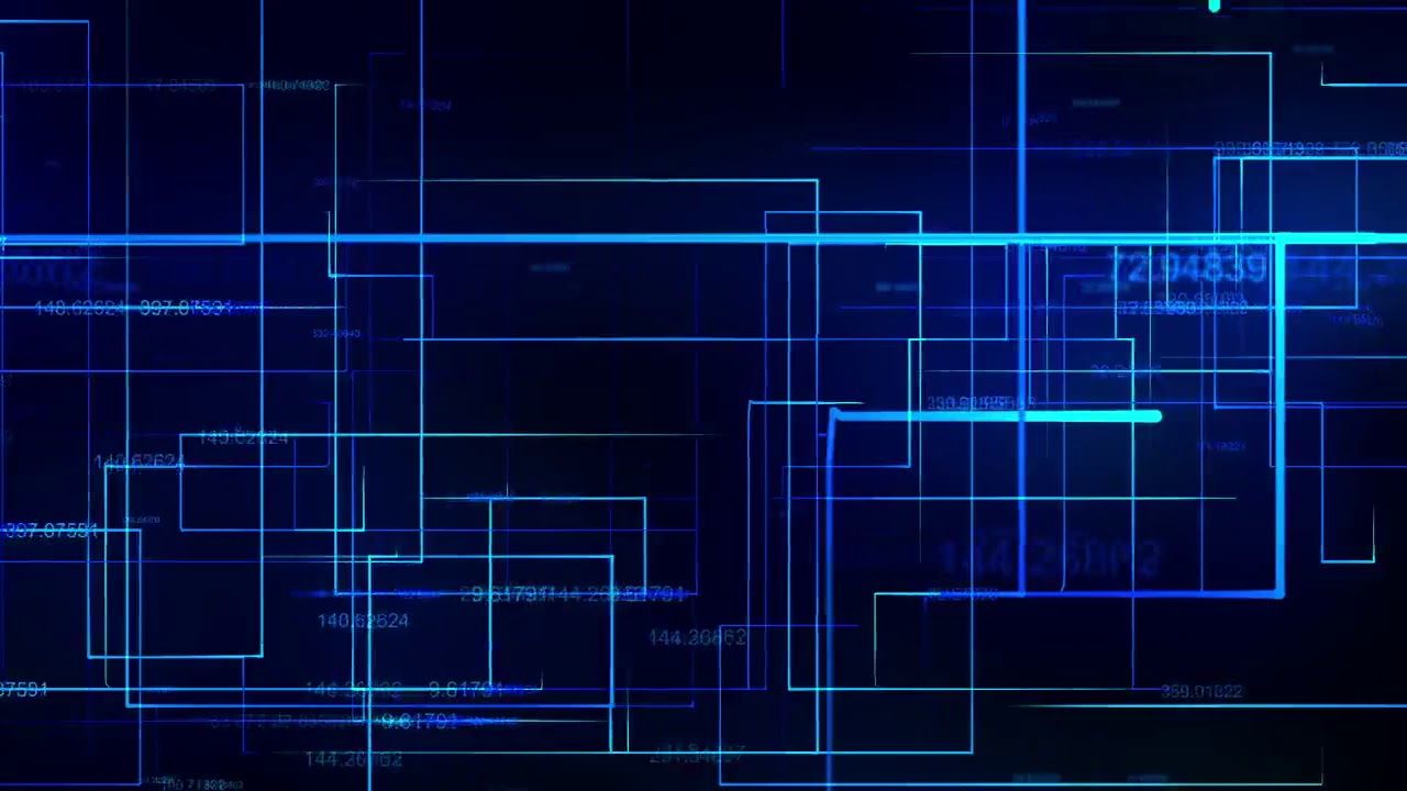 Interfaccia digitale astratta blu, 1920x1200 Full HD+, PC