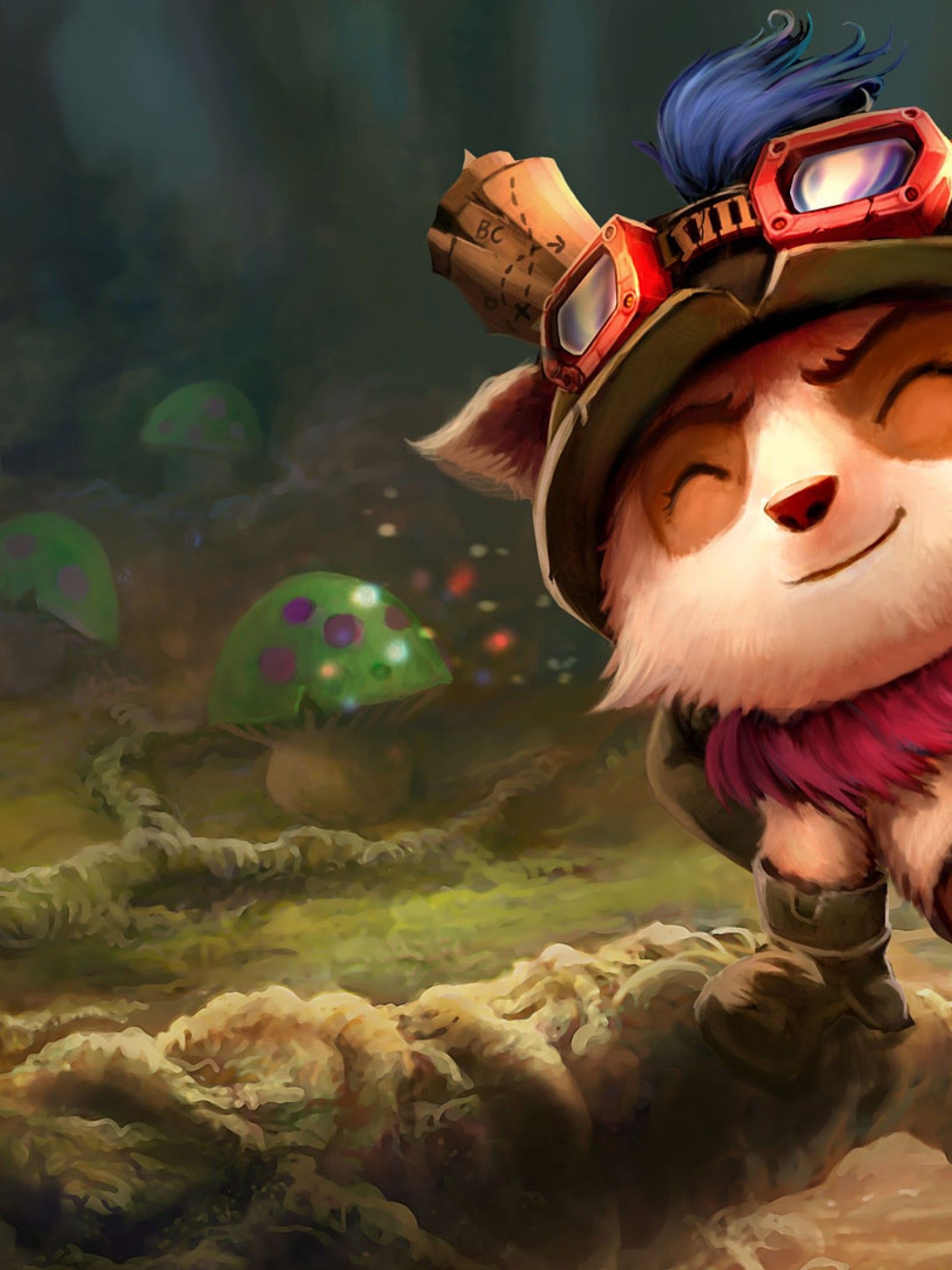 Teemo League of Legends verde, 1280x720 HD, Desktop