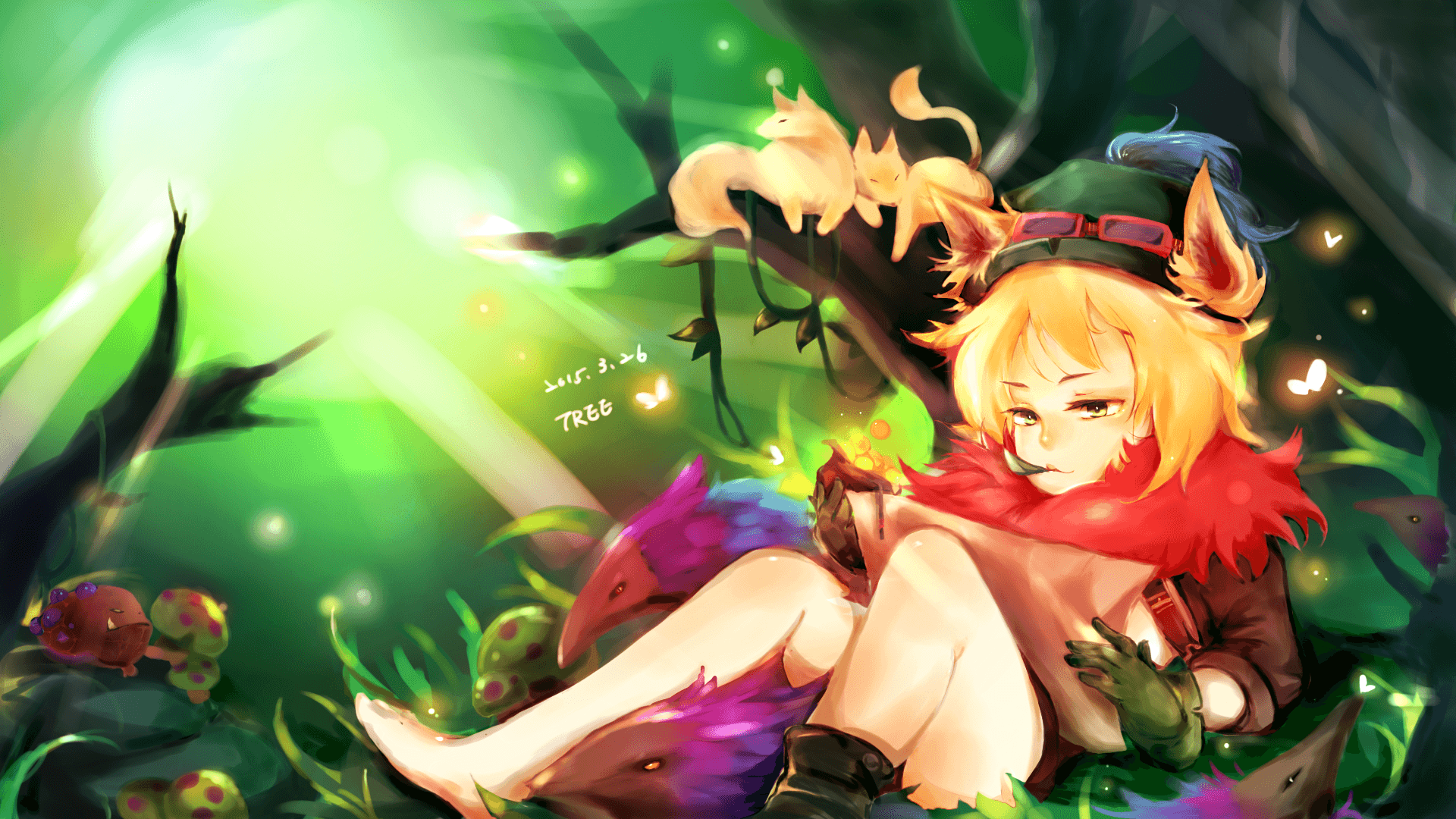 Teemo League of Legends falo, 1920x1080 Full HD, PC